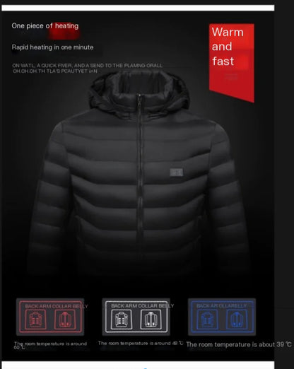 Full-Body Heated USB Charging Jacket